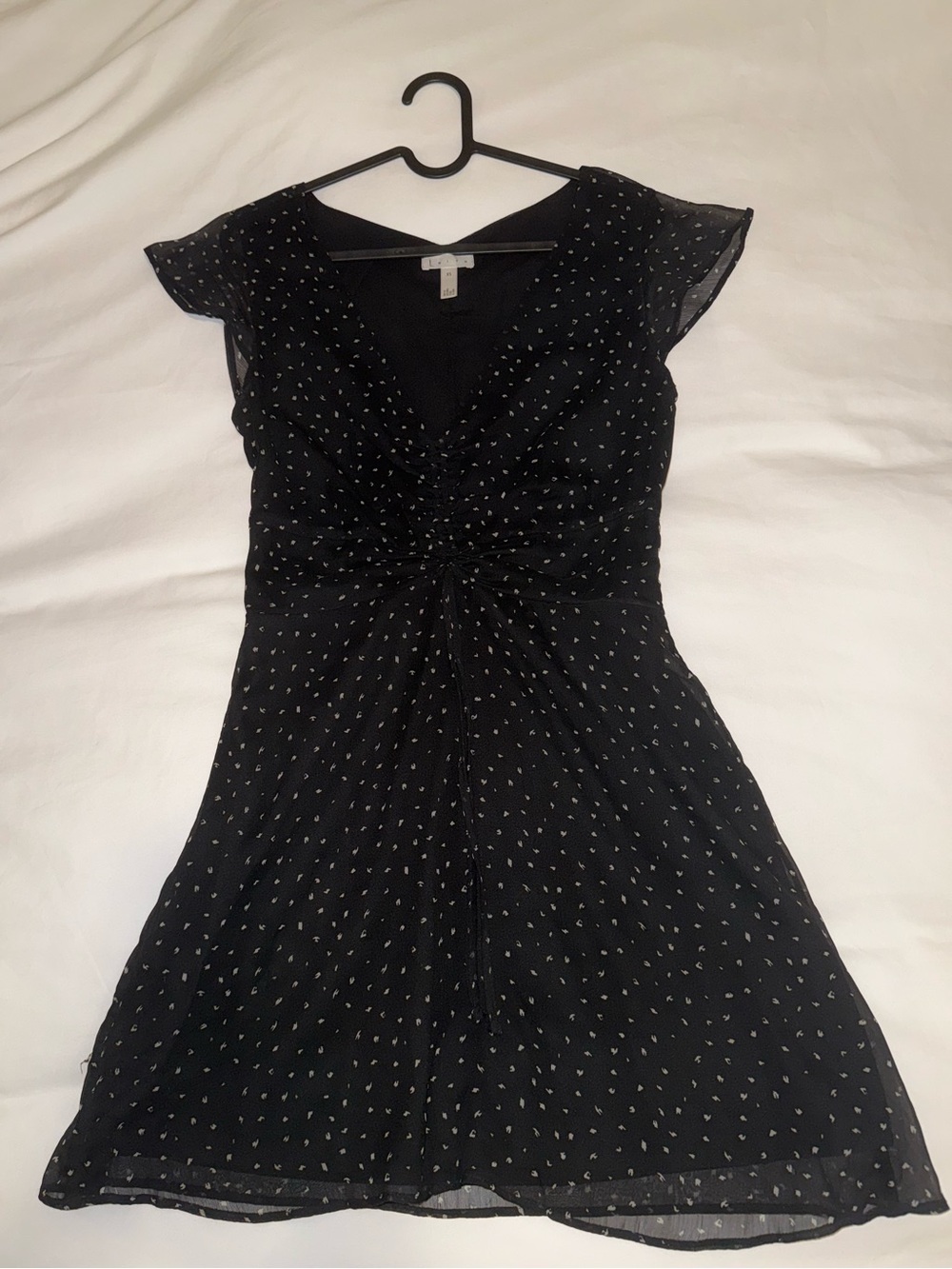 Leith Nordstrom Black Cocktail Mini Dress | Size XS